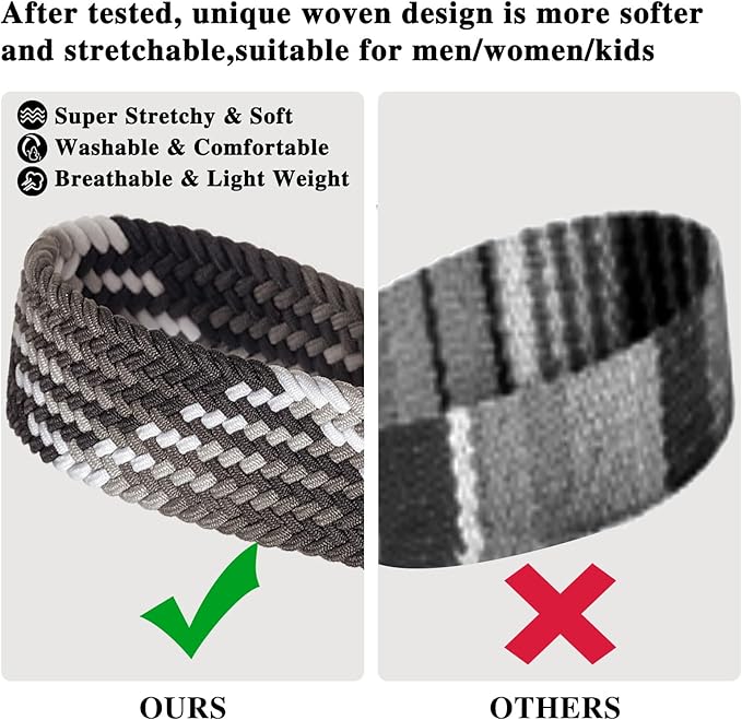 Fishent Stretchy Wristlet Keychain,Braided Cute Wrist Lanyards for Keys, Key Chain Holder for Women Men, Wrist Strap Keychain for Car Keys Phone Camera Wallet ID Badges Card (Chocolate)