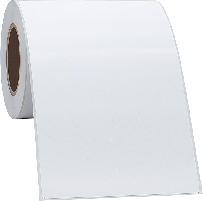 Hybsk 4x6 inch Direct Thermal Labels for Barcodes, Address, Compatible with Rollo Label Printer & Zebra Desktop Printers (4"x6",White)