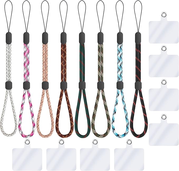 Hand Wrist Strap Lanyard, Adjustable Nylon Colorful for Mobile Phone, Camara, USB Flash Drive, ID Name Tag Badge