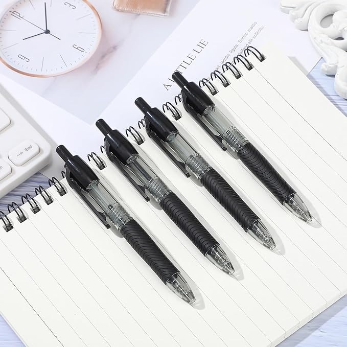 Mini Ballpoint Pens Small Pocket 1.0mm Black Ink Pens Short Pen for Badge Office School Teacher Classroom Student Gifts