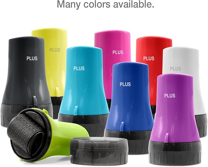 Guard Your ID ADVANCED WIDE Roller Identity Theft Prevention Security Stamp BLACK