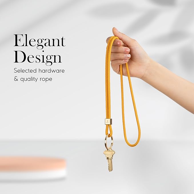 SENLLY Neck Lanyard Strap for Keys, Original Minimalist Design KeyChain Holder