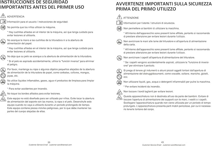 Bonsaii Paper Shredder, 5-6 Sheet Crosscut Shredder for Home Use, 3.4 Gals Wastebasket