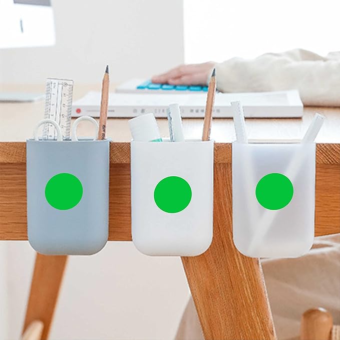 PARLAIM 3/4 Inch Roll Color Coding Labels,1000 per Roll Round Permanent Adhesive Color Coding Circle Dot Stickers for Classroom Office Home (Green)