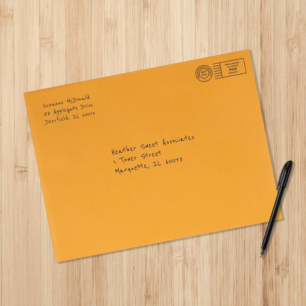 Amazon Basics Clasp Kraft Envelopes, Gummed Mailing Envelope, 9 x 12 inch, 100-Pack