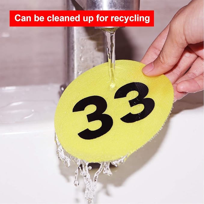 Carpet Spot Markers with Numbers 1-36 for Teachers and Kids, Classroom Floor Circles Dots Rug Mats for Kindergarten Preschool Organization, 4 Inch 36 Pack