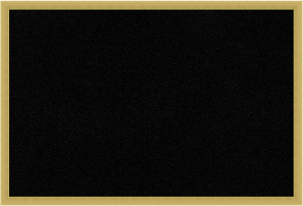 Amanti Art Black Cork Board for Wall, 17x25 Vision Board with Gold Wood Frame, Medium Corkboard Office Decor for Home Organization, Modern Contemporary Corkboard Pinboard to display items for home
