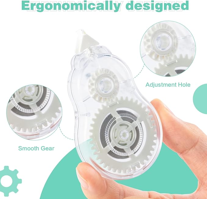 M&G 6 Pack Correction Tape Set, Total 72M/236FT Correction Tape Clear Writing with No Drying Time for Office School Supplies Student 1/5 Inch X 39.37 Ft/Pack