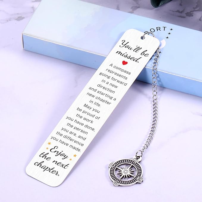 Farewell Gifts for Coworkers, Going Away Gifts for Coworkers Women Bookmark, Coworker Leaving Gifts for Women, Goodbye Gifts for Coworkers, Retirement Gift for Woman Men, Christmas Gifts for Coworkers