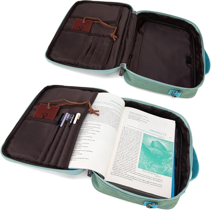 Montana West Bible Covers for Women Bible Cases with Leather Bookmark Protective Crossbody Carrying Book Case for Church Travel Gift