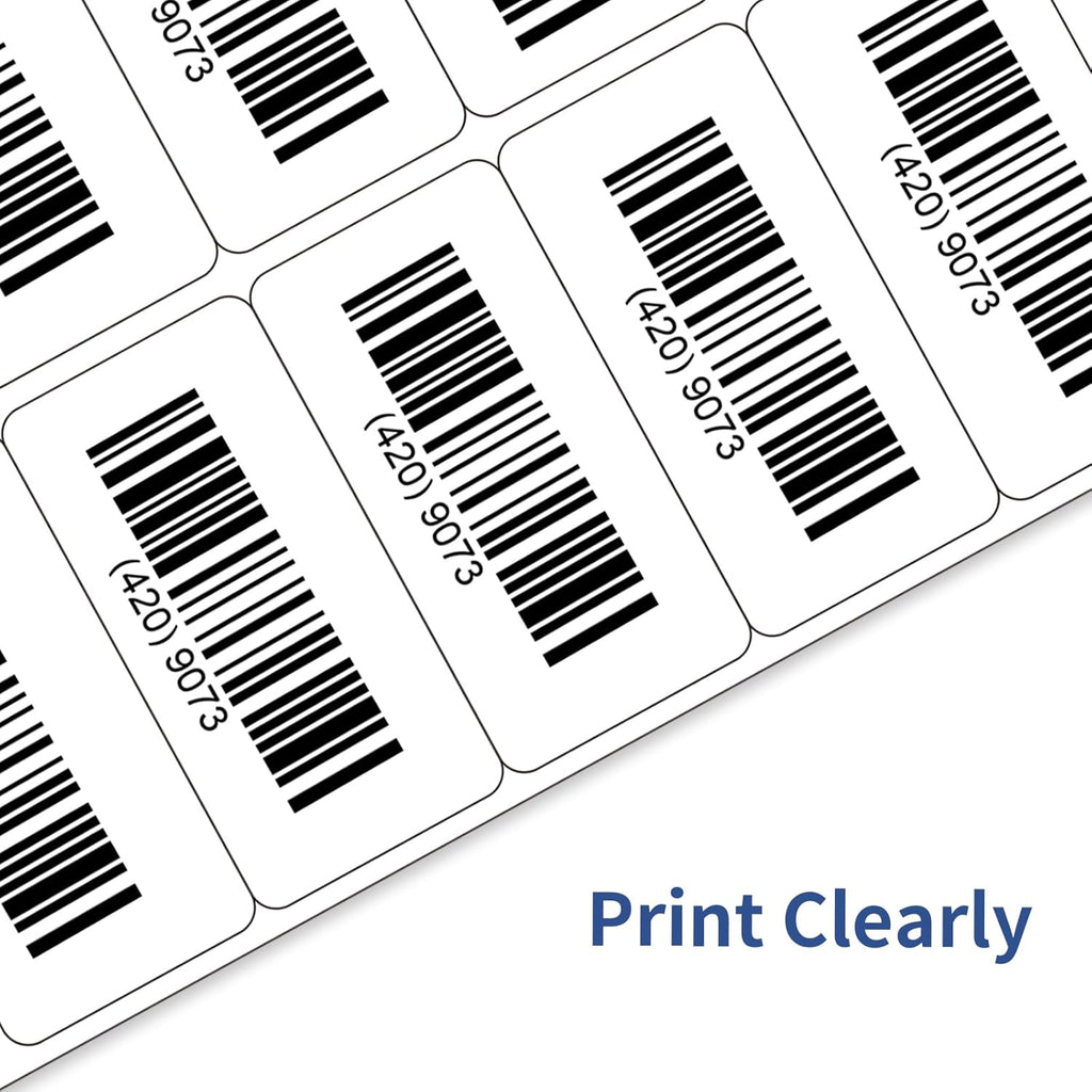 2" x 4" Address Labels Sticker Paper for Laser/Ink Jet Printer mailing Labels 8.5"×11" White
