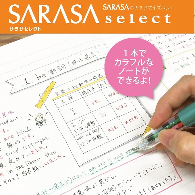 Zebra Sarasa Select B-RNJK5-BG Ballpoint Pen Refills, Sarasa NJK-0.5 Core, Blue Green, 10 Pieces