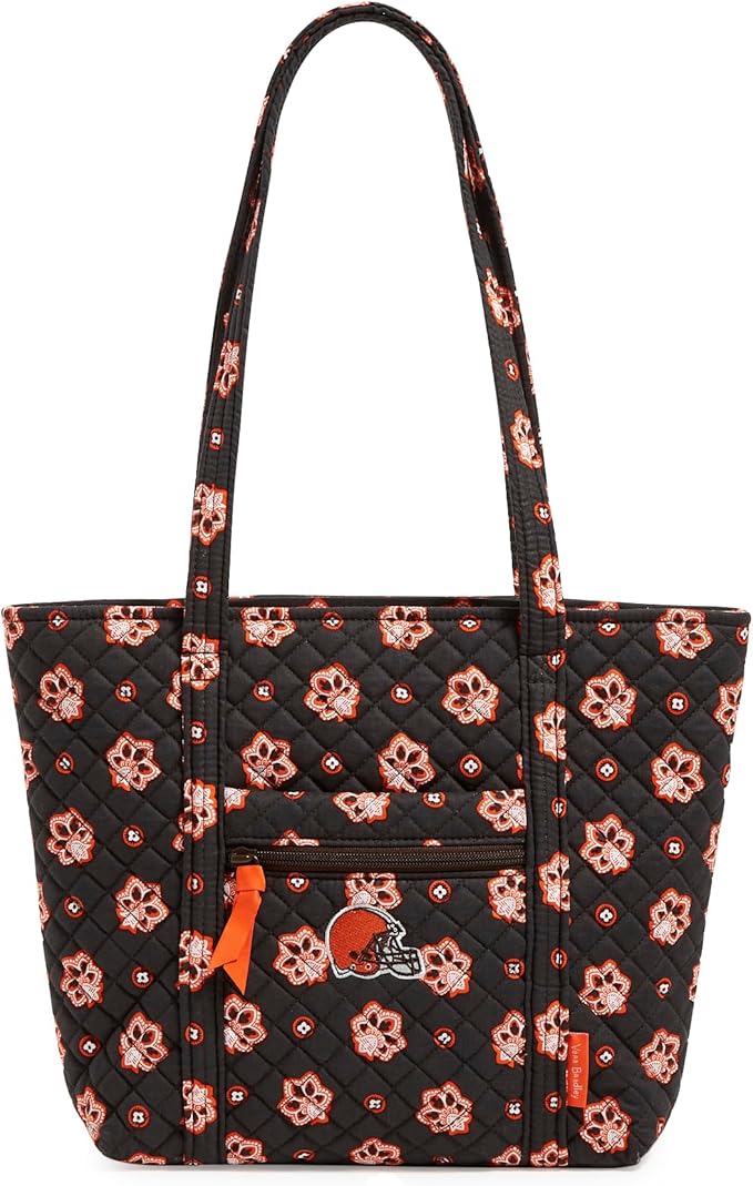 Vera Bradley Women's Cotton NFL Small Vera Tote Bag (Multiple Teams Available)