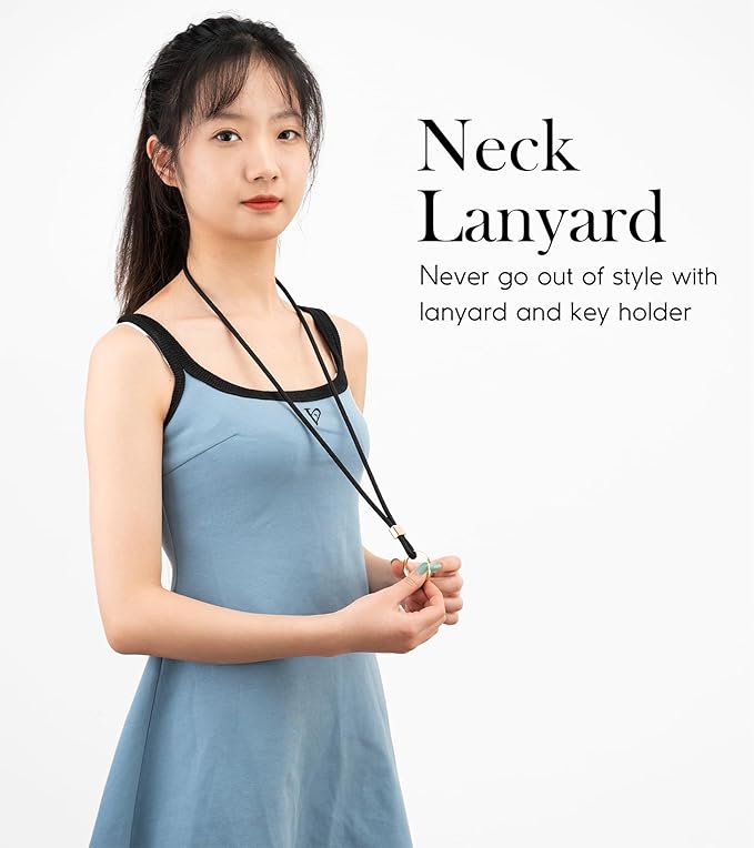 SENLLY Neck Lanyard Strap for Keys, Original Minimalist Design KeyChain Holder
