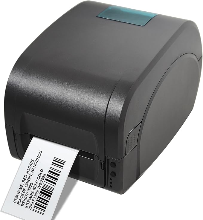 Hybsk 2.25x4 inch Direct Thermal Labels for Barcodes, Address, Compatible with Rollo Label Printer & Zebra Desktop Printers (2.25"x4",4 Rolls White)