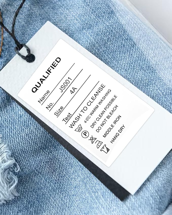 1.96''×3.14'' (50x80mm) Rectangular Thermal Labels for M110/M108/M220/M260/T50M Label Makers, Self-Adhesive Stickers for 4X6 Thermal Printer Labels, Small Business Barcode & Packaging, 100pcs, White