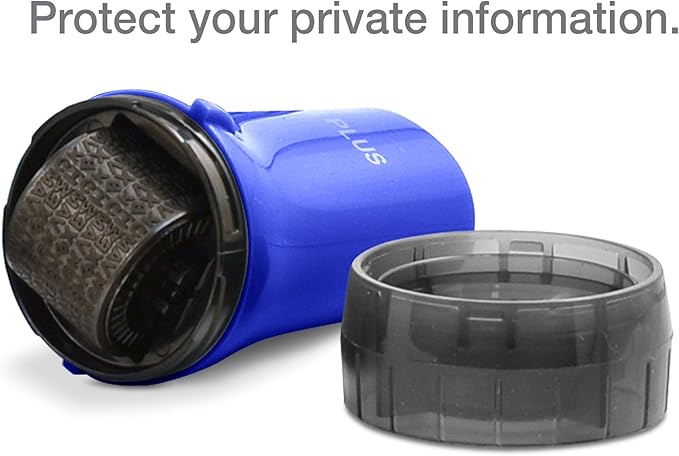 Guard Your ID Advanced Roller 2.0 Identity Theft Prevention Security Stamp Blue