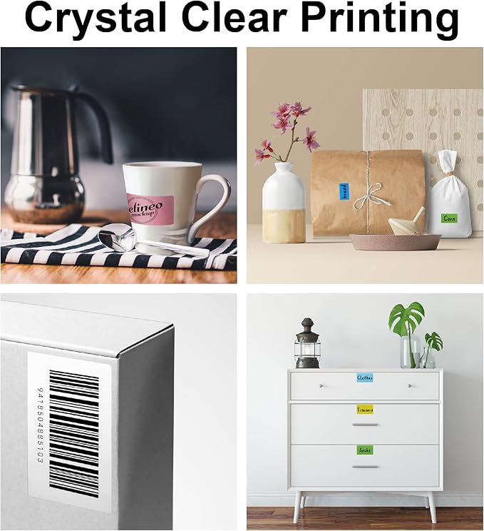 Hybsk 2.25x1.25 inch Color Direct Thermal Labels for Shipping, Barcodes, Address, Compatible with Rollo Label Printer & Zebra Desktop Printers(2.25"x1.25",Blue)