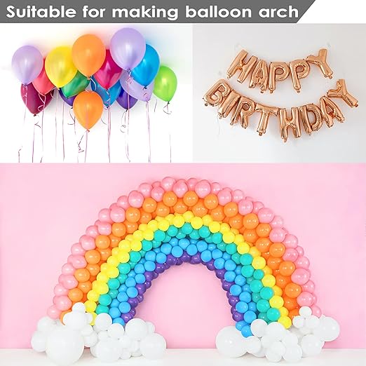ALLFUN 1000 Pieces Clear Glue Points Dots Double Sided Adhesive Removable for Balloons Craft Sticky