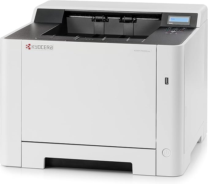 KYOCERA ECOSYS PA2100cwx Color Laser Printer up to 22 ppm, Standard 1200dpi, Wireless & Wi-Fi Direct Capability, 512 MB Memory, USB, 2 Line LCD Screen, High-Speed Gigabit Ethernet Interface