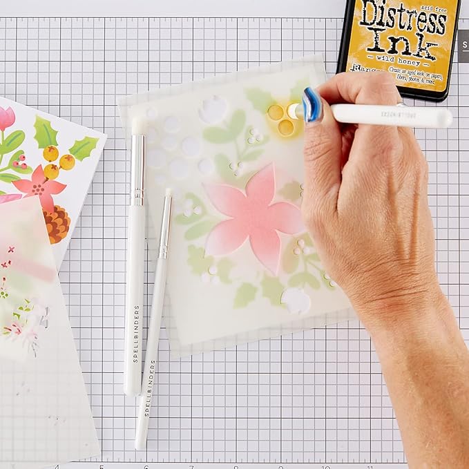 Spellbinders Mini Blending Brush Set, White