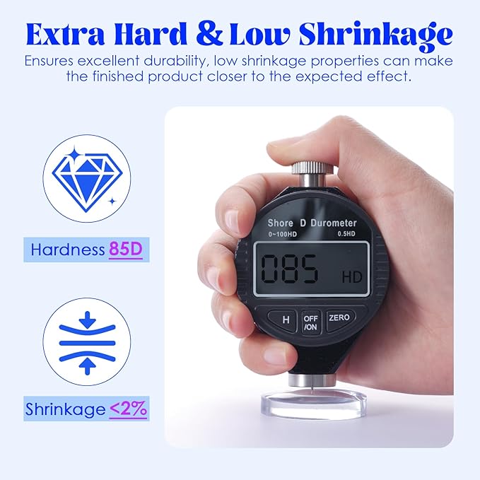 Bsrezn 300g UV Cure Resin Hard, Upgraded Crystal Clear Premixed Resin for Jewelry Making and Craft Decoration(3 x 100g)