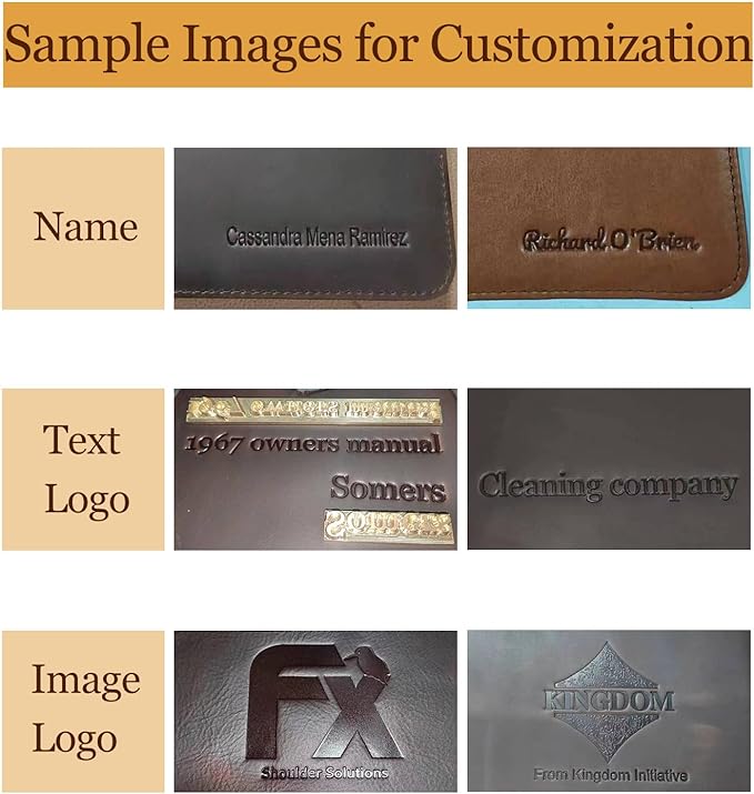 Personalized Genuine Leather Portfolio Binder, Zippered Padfolio for Men Women, Business Folio with 8.5” x 11” Notebook Holder and 13” Laptop Sleeve, Professional Folder, Dark Khaki