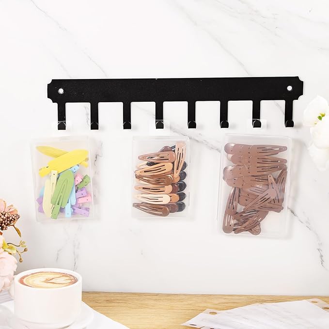 Prudiut 1600 Pcs Hang Tabs Round Hole Hang Tags Self-Adhesive Hanging Tabs Heavy Duty Display Tags for Hanging Retail Displays(1×1.5 Inch)