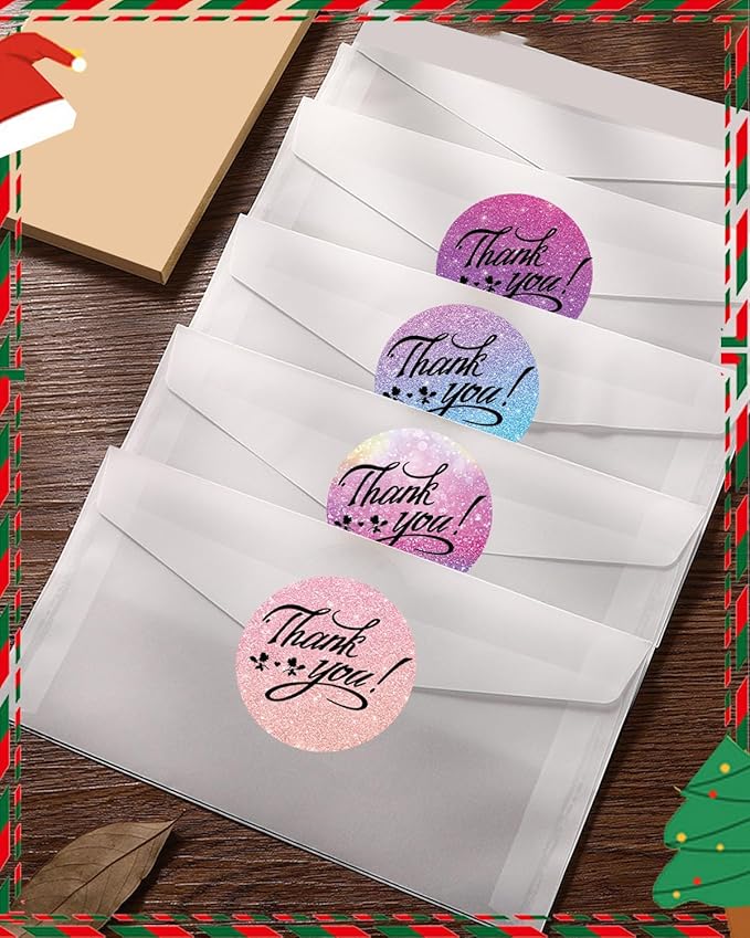 2 x 2 Round Thermal Labels, for M110/M120/M220/M221 Label Maker, 2 inch Circle Thermal Sticker Labels for Business and Home, 140 Labels for Printer,Starry Pink Purple