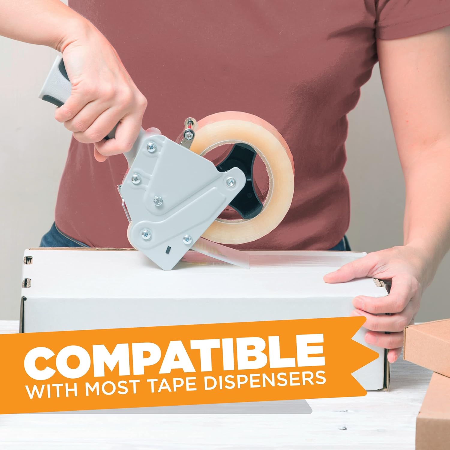 Tape King Clear Packing Tape - XL 110 Yards Per Roll (36 Rolls) - 1.88 Inch Wide Stronger & Thicker 2.7mil, Heavy Duty Adhesive Industrial Depot Tape for Moving Packaging Shipping and Commercial
