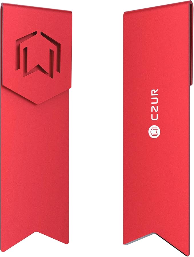 CZUR Metal Bookmarks - Unique Gift Bookmarks for Women and Men Made of Aeronautical Aluminum for Long-Lasting Use 1 Piece