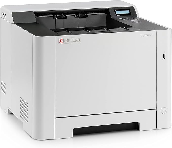 KYOCERA ECOSYS PA2100cwx Color Laser Printer up to 22 ppm, Standard 1200dpi, Wireless & Wi-Fi Direct Capability, 512 MB Memory, USB, 2 Line LCD Screen, High-Speed Gigabit Ethernet Interface