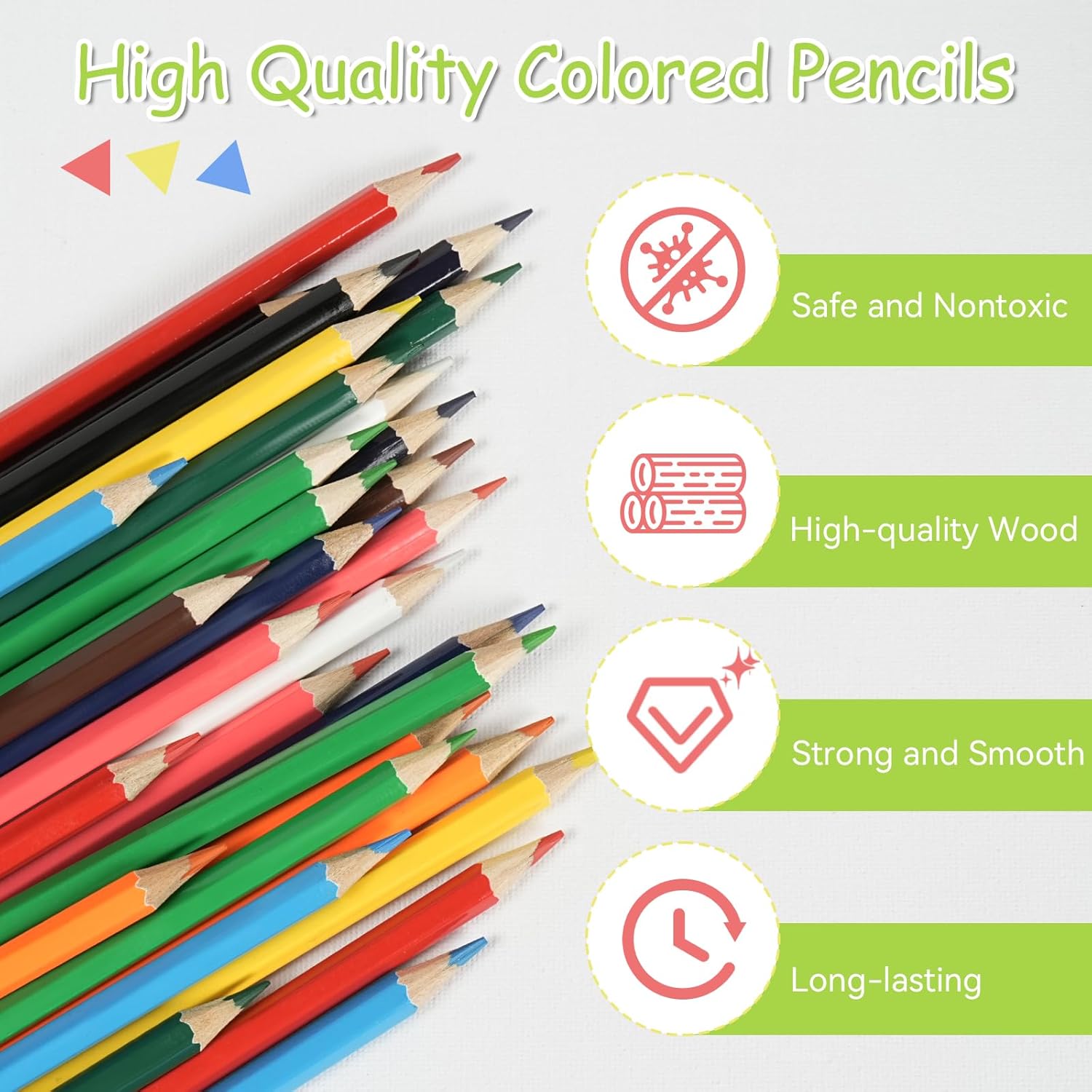 S & E TEACHER'S EDITION Colored Pencils 360Pcs,Coloring Pencils Set for Adults Kids Drawing Pencils for Sketch, Woodcase Lead,Wooden Colored, Back to school Christmas Gifts