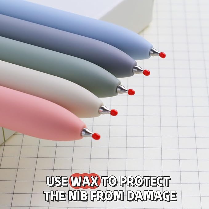 UIXJODO Gel Pens, 5 Pcs 0.5mm Black Ink Pens Fine Point Smooth Writing Pens, High-End Series Pens for Journaling Note Taking, Cute Office School Supplies Gifts for Women Men (Morandi)