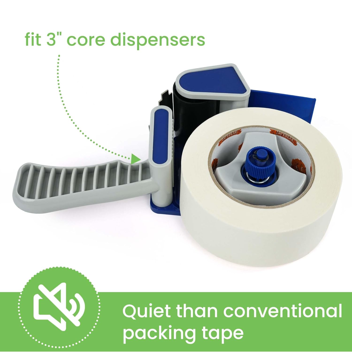 Eco-Friendly Kraft Paper Tape 2Inch x 55Yard, White Paper Packing Tape, Biodegradable Recyclable Packaging Tape Self Adhesive Box Tape for Shipping, Sealing, Moving, 4Rolls