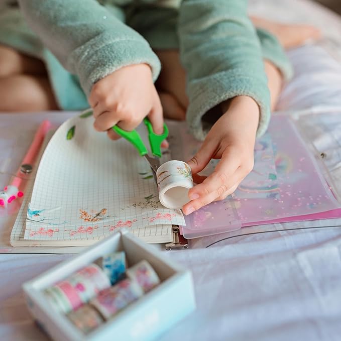 PATIKIL A6 Clear Binder Cover, Soft PVC Loose Leaf Binder Protector Refillable Notebook Shell with Snap Button Closure for DIY Meeting Notebook Folder, Purple