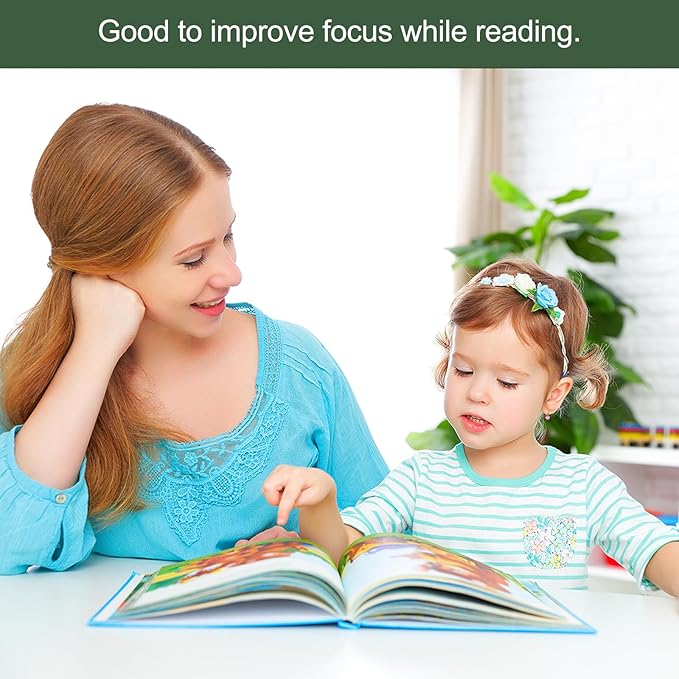 YOKIVE 8 Pcs Guided Reading Strips, Book Highlighter Strips Reading Tracker Bookmark Teacher Supply, Great for Classroom (Red Transparent, 7.48"x2.76")