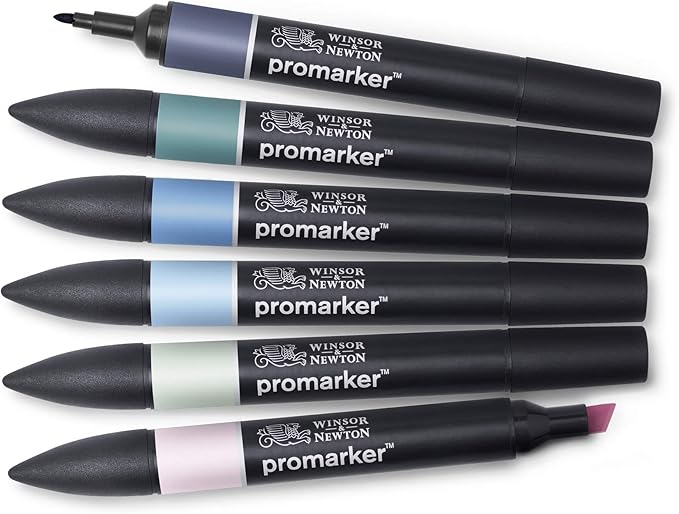 Winsor & Newton ProMarker Set, 6 Count, Skyscape