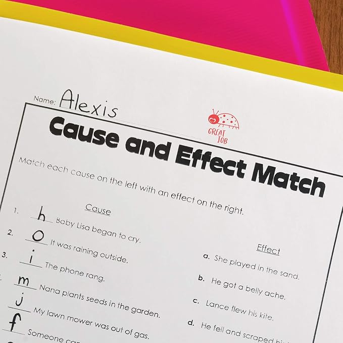 Great Job! Ladybug Stamp / 2000 Plus Self Inking Teacher Stamper/Red Imprint Planner & Worksheet Stamp