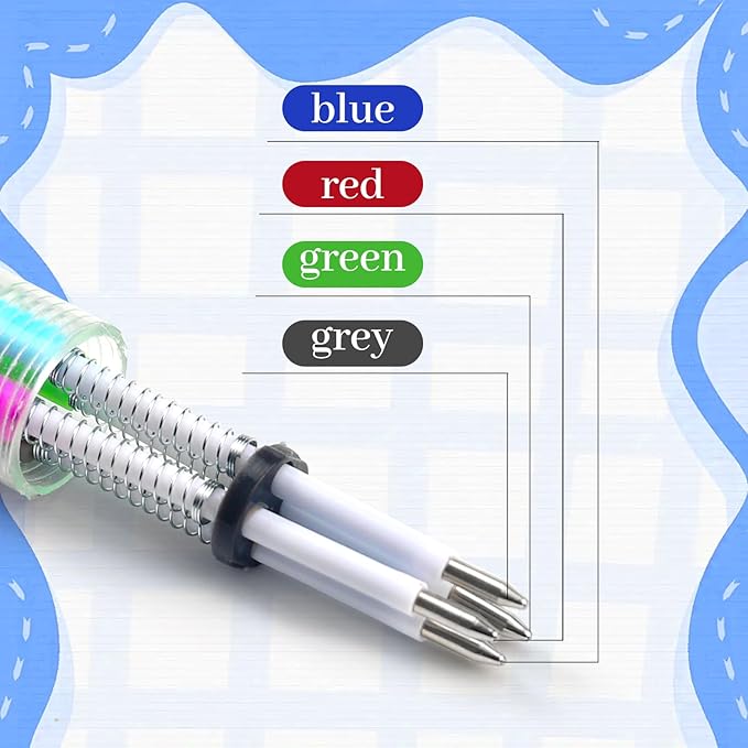 20Pcs Mini Multicolor Pens in One 4-in-1 Cute Pens Bulk for Kids, Ballpoint Pen for Birthdays and Children's Parties, Fun Pens Gifts Assorted Ink Kawaii Pens