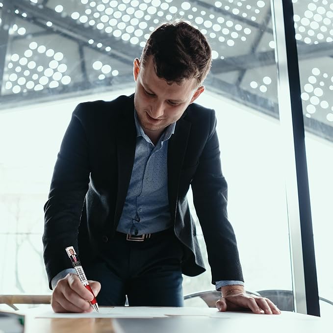 Trump Not Guilty Ballpoint Pen, MAGA Not Guilty Design, Trump Merchandise Donald Trump Gifts for Men & Women, Make America Great Again Donald Trump Not Guilty Pen - Imprinted In The USA (3-Sided Pen)