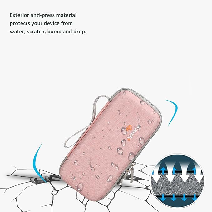 Aproca Pink Hard Storage Portable Case, for Casio fx-9750GIII, Standard Graphing Calculator