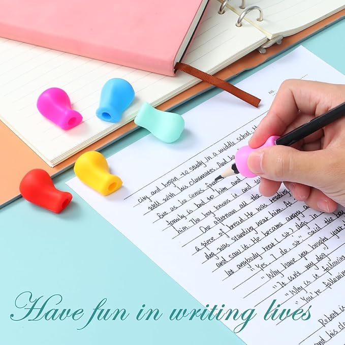 12 PCS Grips for Pencil, Grips for Pencil for Kids Handwriting, Pencil Holder for Kids, Pen Grip