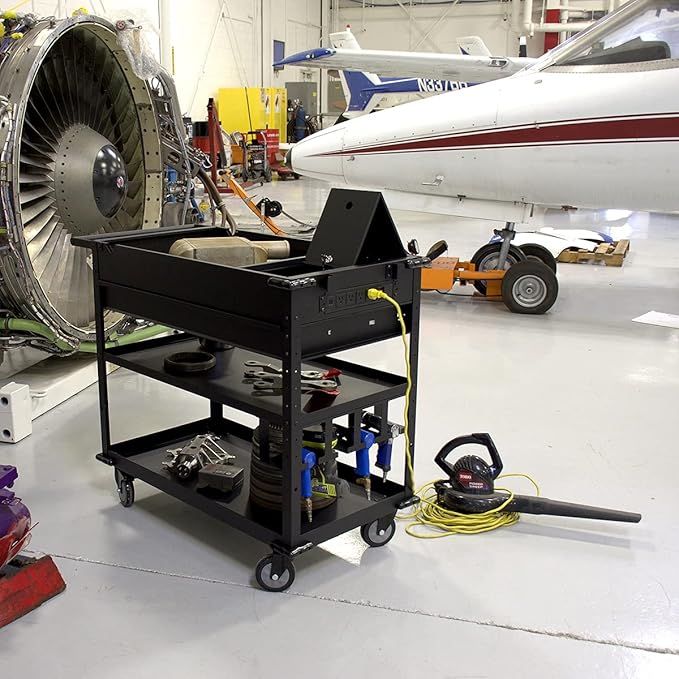 40" Work Cart with Power Tool Holder