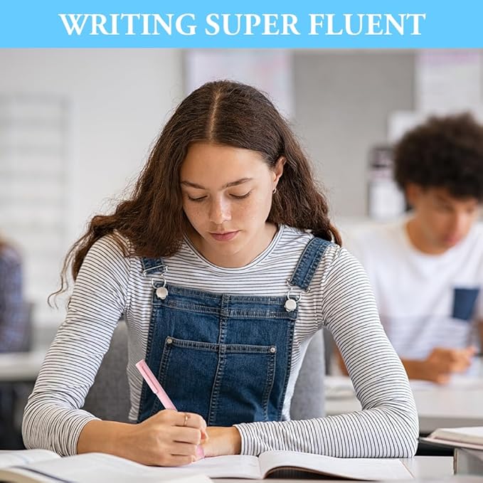 AUAUY 6PCS Gel Pens, Retractable Quick Dry Gel Ink Pen, Pens for Journaling with 6 Refill, Cute Pens, Smooth Writing Pens, 0.5mm Black Ink Pens, Office School Supplies Gifts for Women & Men (Morandi)