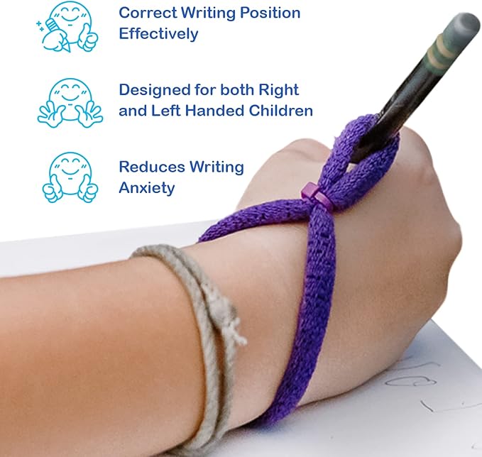 The Original OT Invented & Patented SportWriter, Hand Made in The USA, Handwriting Aid for a Proper Tripod Grip, Finger Position & Better Penmanship. Great for All Kids Kindergarten Age & Up (2 Pack)