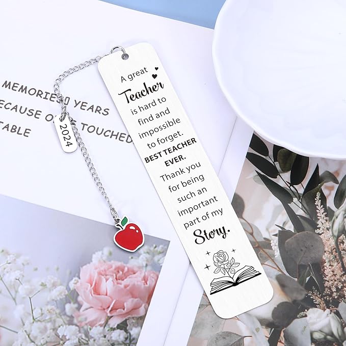 Teacher End of The Year Gifts for Women Christmas Gifts for Teacher Appreciation Gifts in Bulk Teacher Must Haves Thank You Bookmark Birthday Christmas Valentines Day Gifts