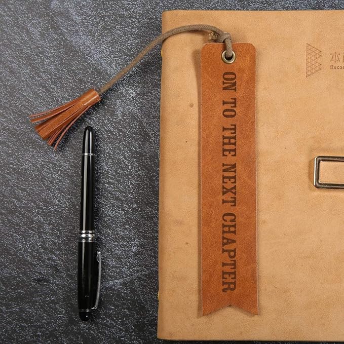 Every Adventure We Take is Just Another Chapter in Our Story Reader Leather Bookmark Wedding Party Gift Engraved Bookmark Wedding Reader (Another Chapter in Our Story)