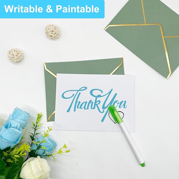 100 Pack White Cardstock Paper 5x7 Blank Cards, 250 GSM/92 lb Thick White Card Stock 5x7 for DIY Greeting Cards, Invitation Cards, Thank you cards, Blank Note Cards Cardstock Printer Paper for Crafts