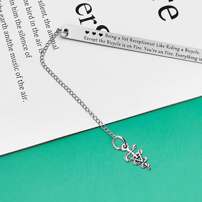 Veterinarian Appreciation Bookmark Vet Receptionist Gift Vet Tech Gift Animal Rescue Vet Nurse Gifts Graduation Bookmark Gift Veterinary Assistant Veterinary Student Veterinary Week Bookmark Gift